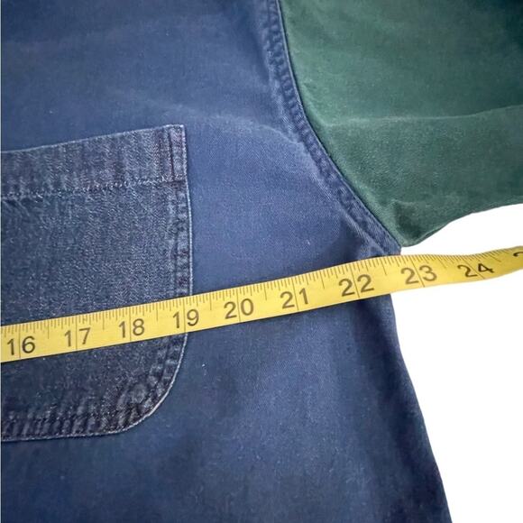 VTG 90s Details denim color blocked button down shirt size large unisex - Picture 8 of 9